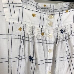 Madewell peasant top